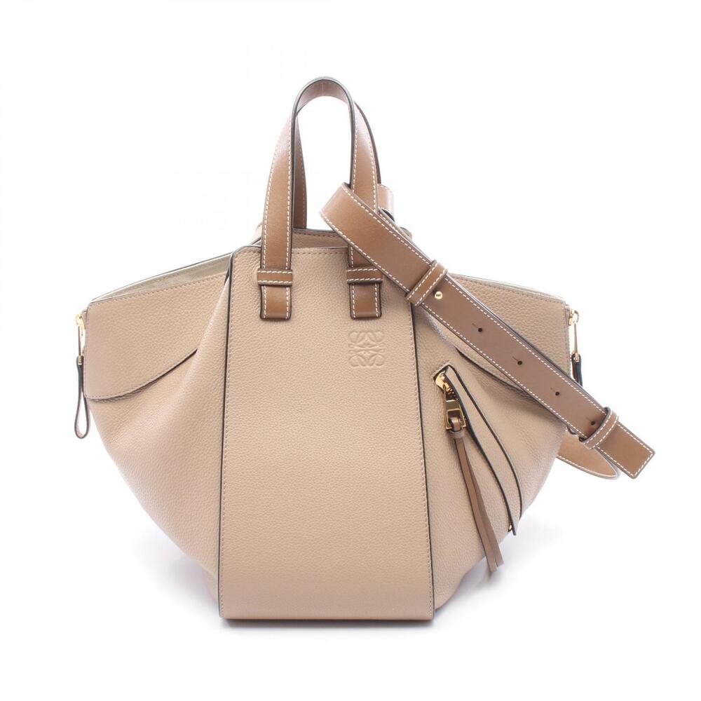 Loewe HAMMOCK Handbag Leather Beige Cream